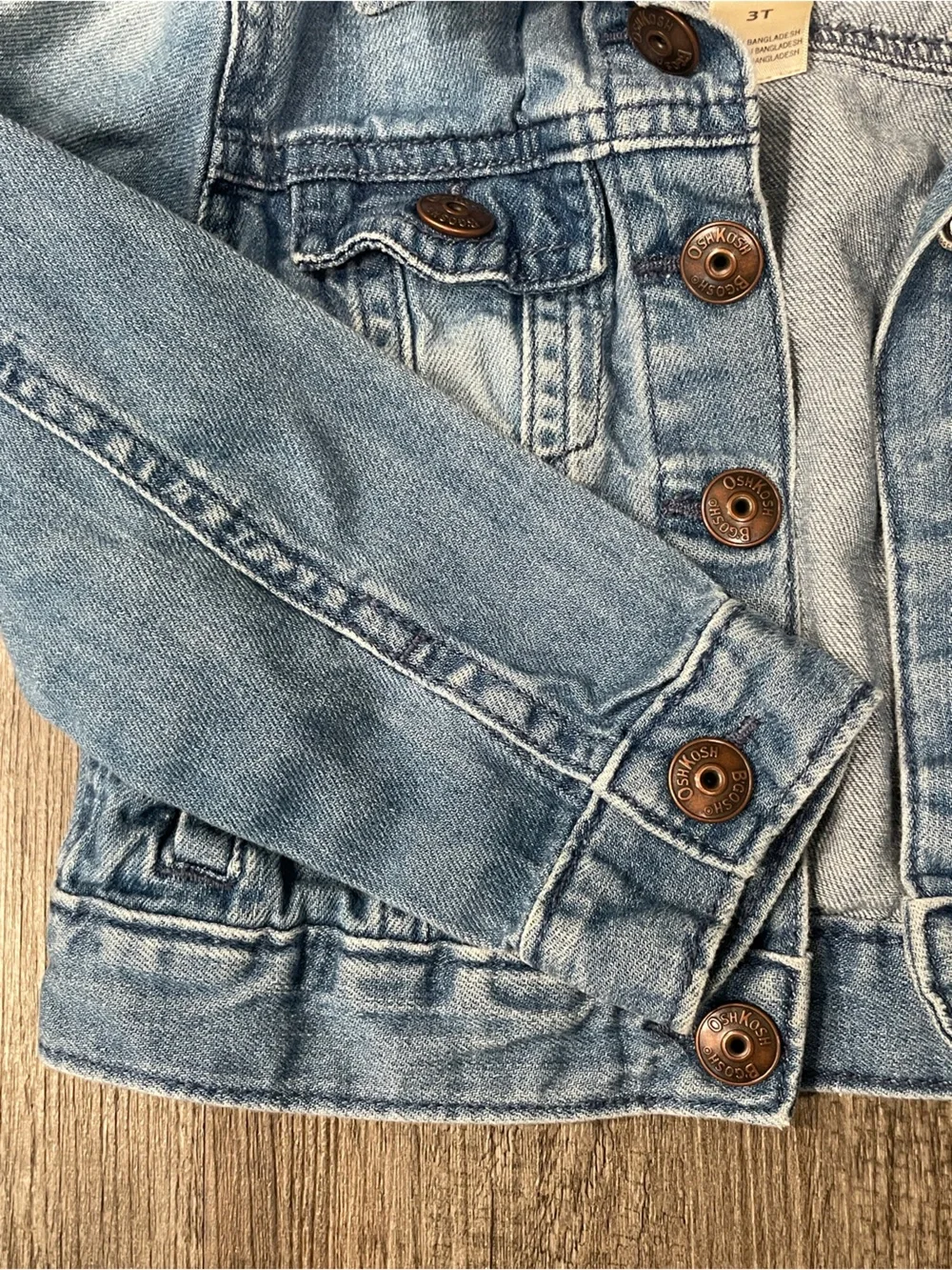 OshKosh B'gosh Light Blue Girl’s Denim Jacket 3T